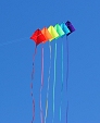 Flying Dyna Kites at Mission Bay Park.