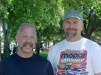 David and me at car show - October 2001